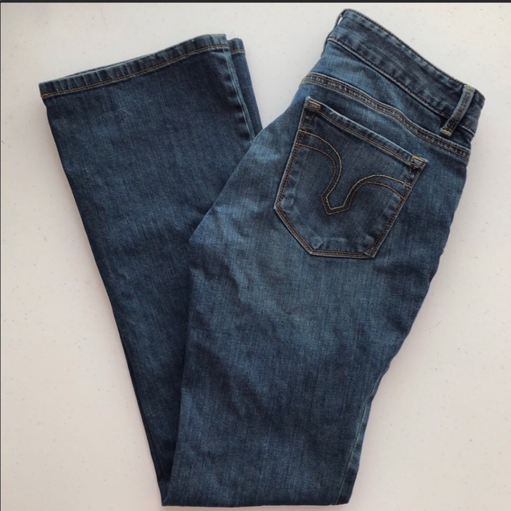 LOFT Curvy Boot Cut Jeans size 6